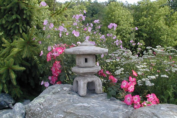 Lantern in the Jizo Garden Vermont Zen Center